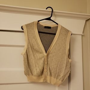 Button down sweater vest from American Apparel